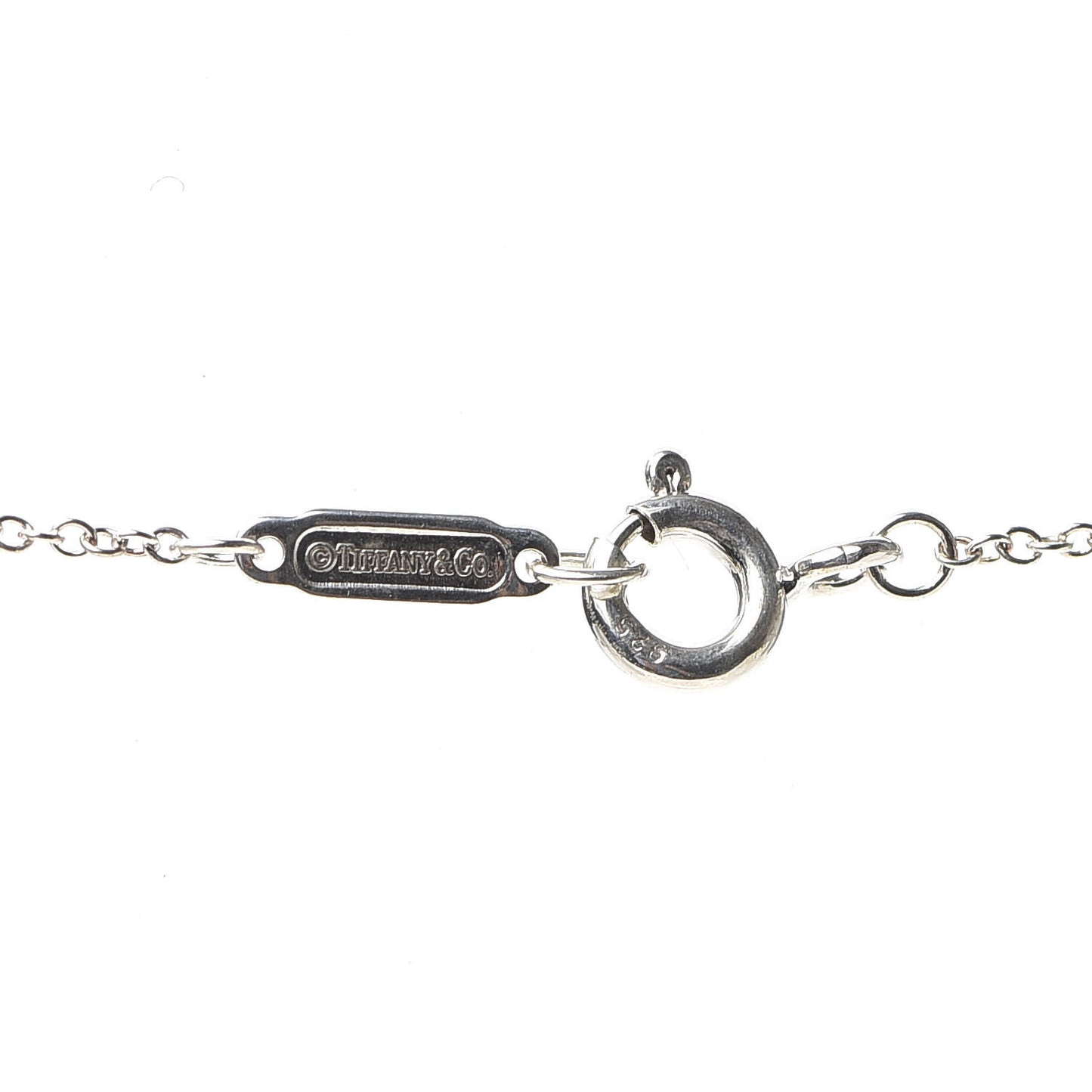 Sterling Silver Enamel Gift Box Charm Necklace Blue