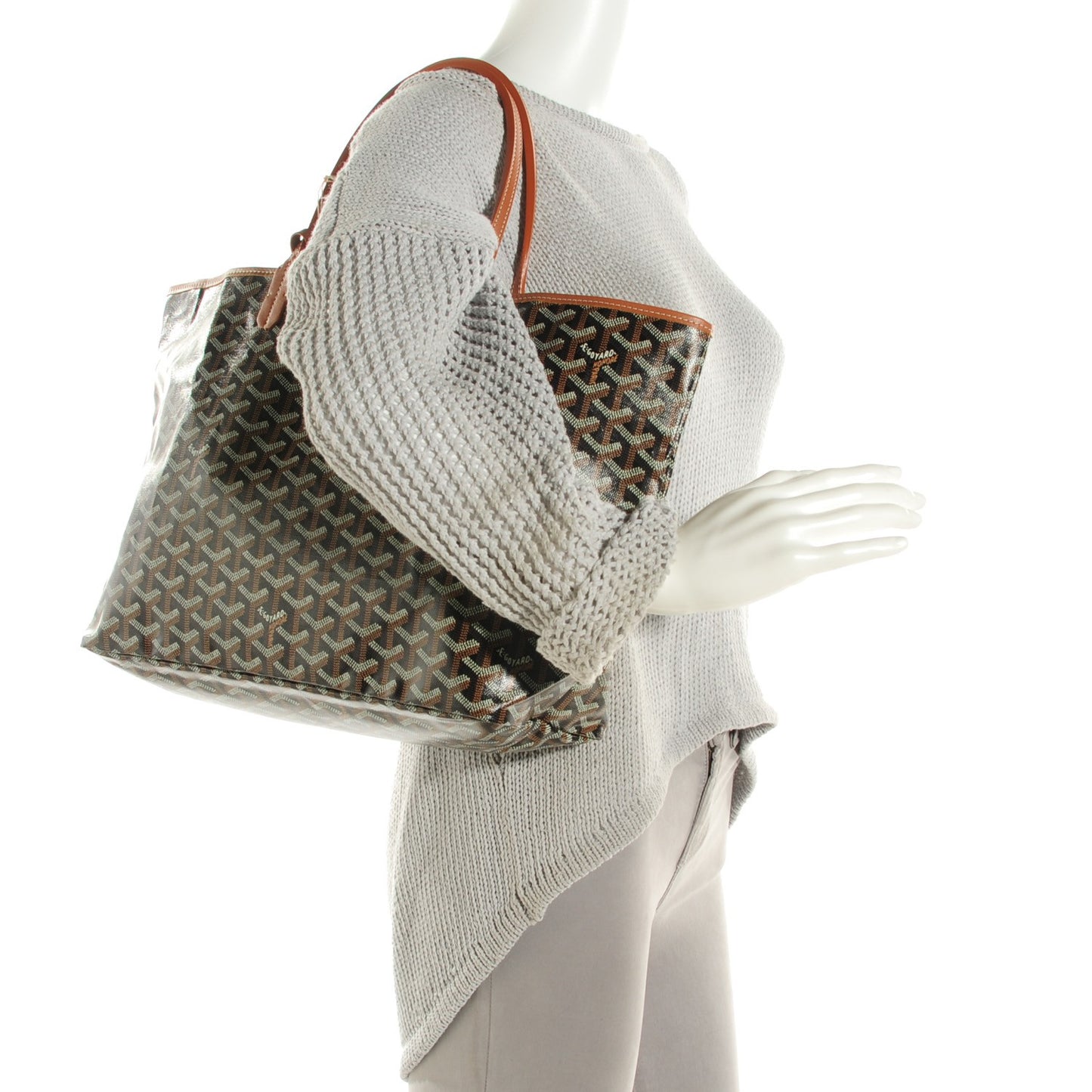 Goyardine Saint Louis PM Black Gold