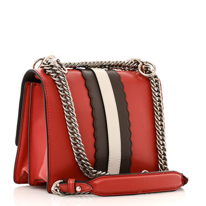 Fendi Vitello Liberty Lucido Catalan Mirror Hypnoteyes Studded Small Kan I Shoulder Bag Bloody Mary Carbone Multicolor 3 of 10