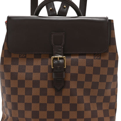 Louis Vuitton Damier Ebene Soho Backpack 8 of 11