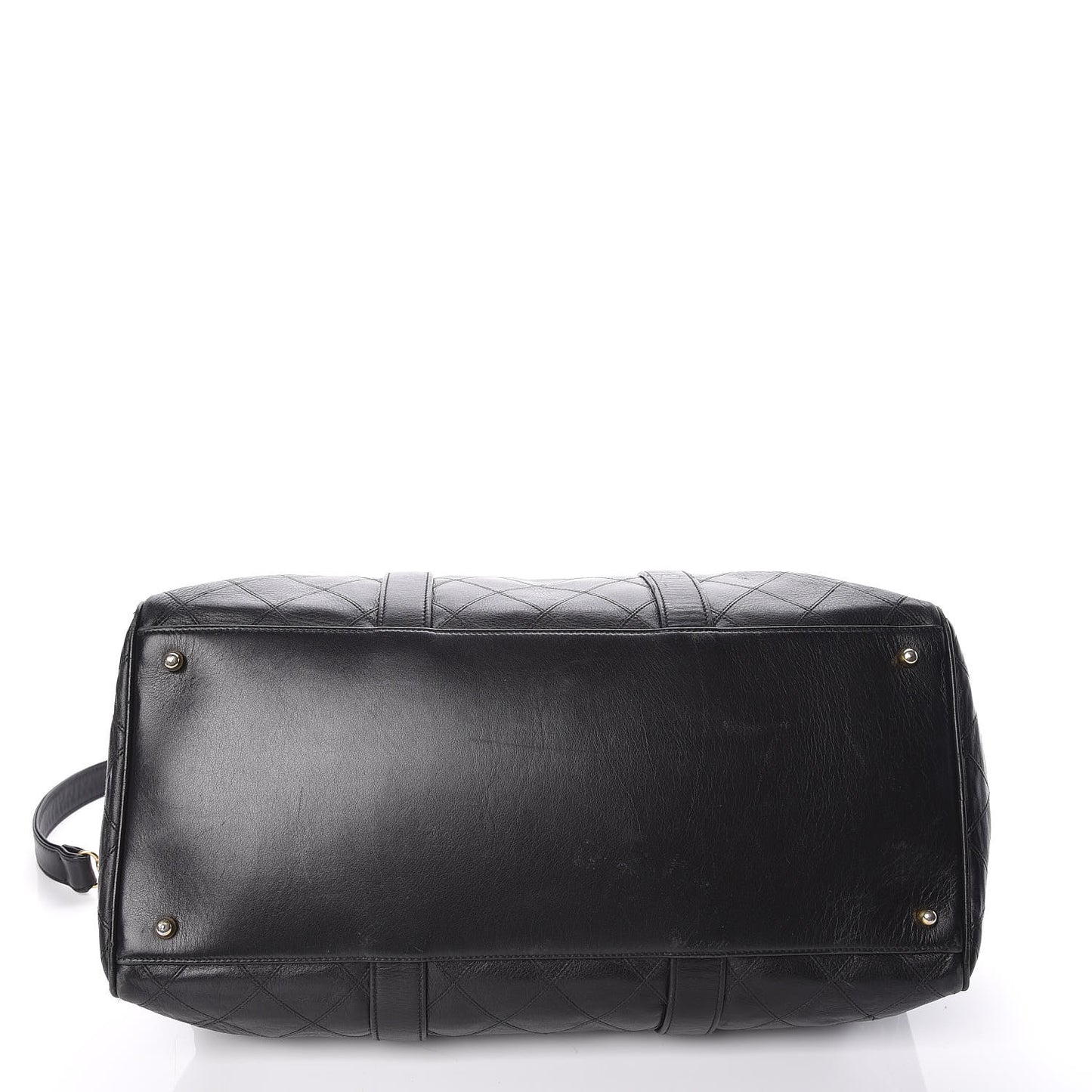 Calfskin Stitched CC Boston Black