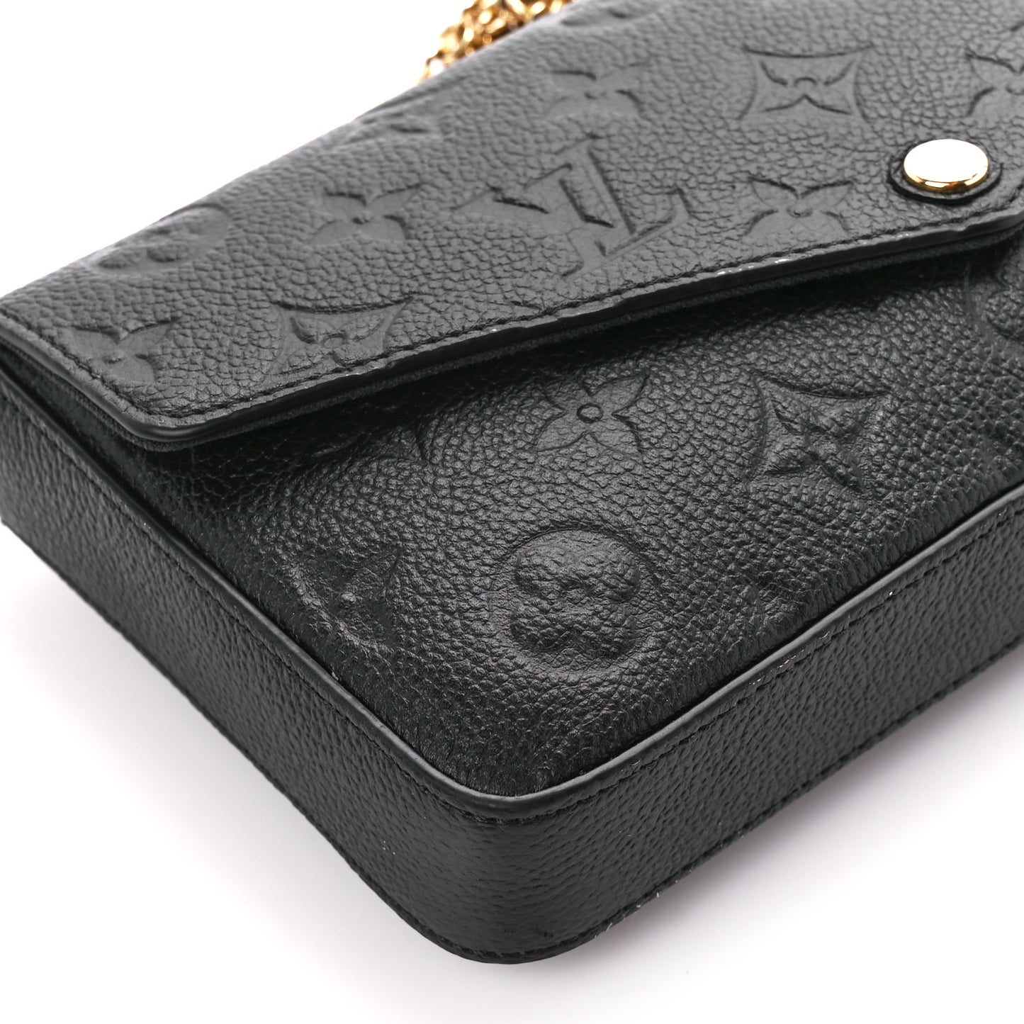 Empreinte Pochette Felicie Chain Wallet Black