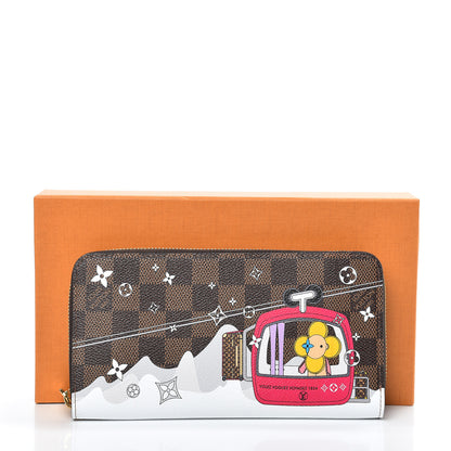 Louis Vuitton Damier Ebene 2019 Christmas Animation Zippy Wallet 7 of 7