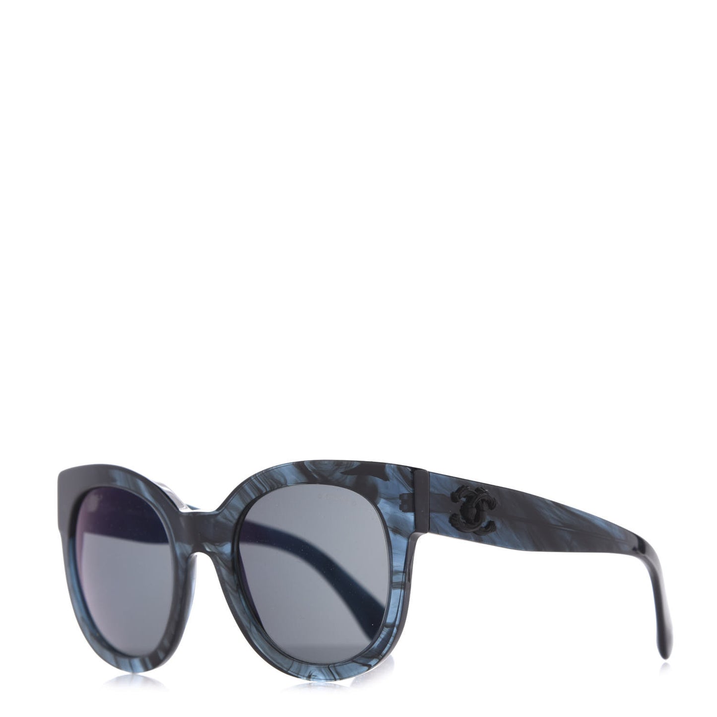 Acetate Butterfly Signature CC Sunglasses 5358 Dark Blue