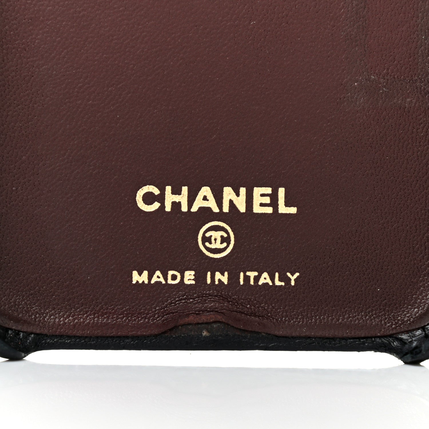Chanel Lambskin Quilted iPhone X Case Black 4 of 4