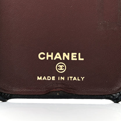 Chanel Lambskin Quilted iPhone X Case Black 4 of 4