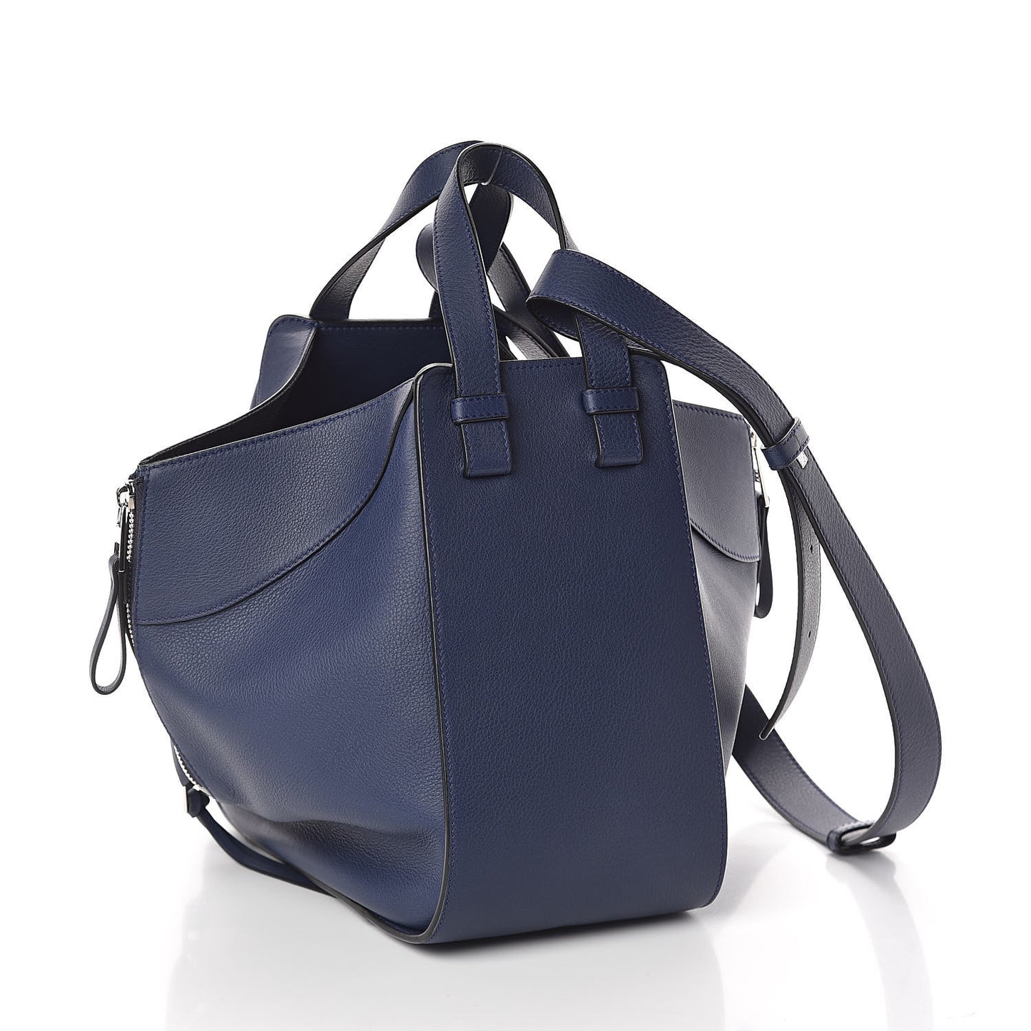 Calfskin Small Hammock Shoulder Bag Marine