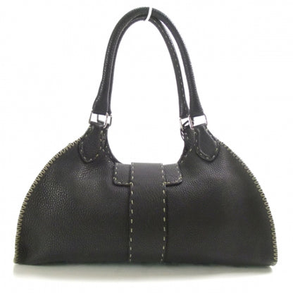Fendi Calfskin Romano Selleria Sporty Black 3 of 10