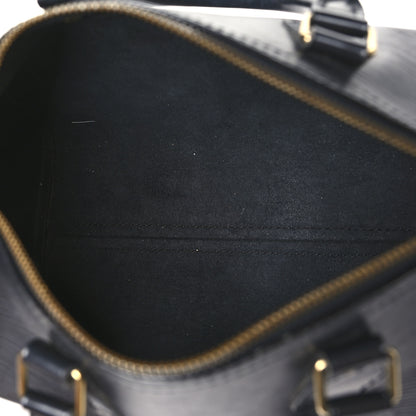 Louis Vuitton Epi Speedy 25 Black 6 of 12