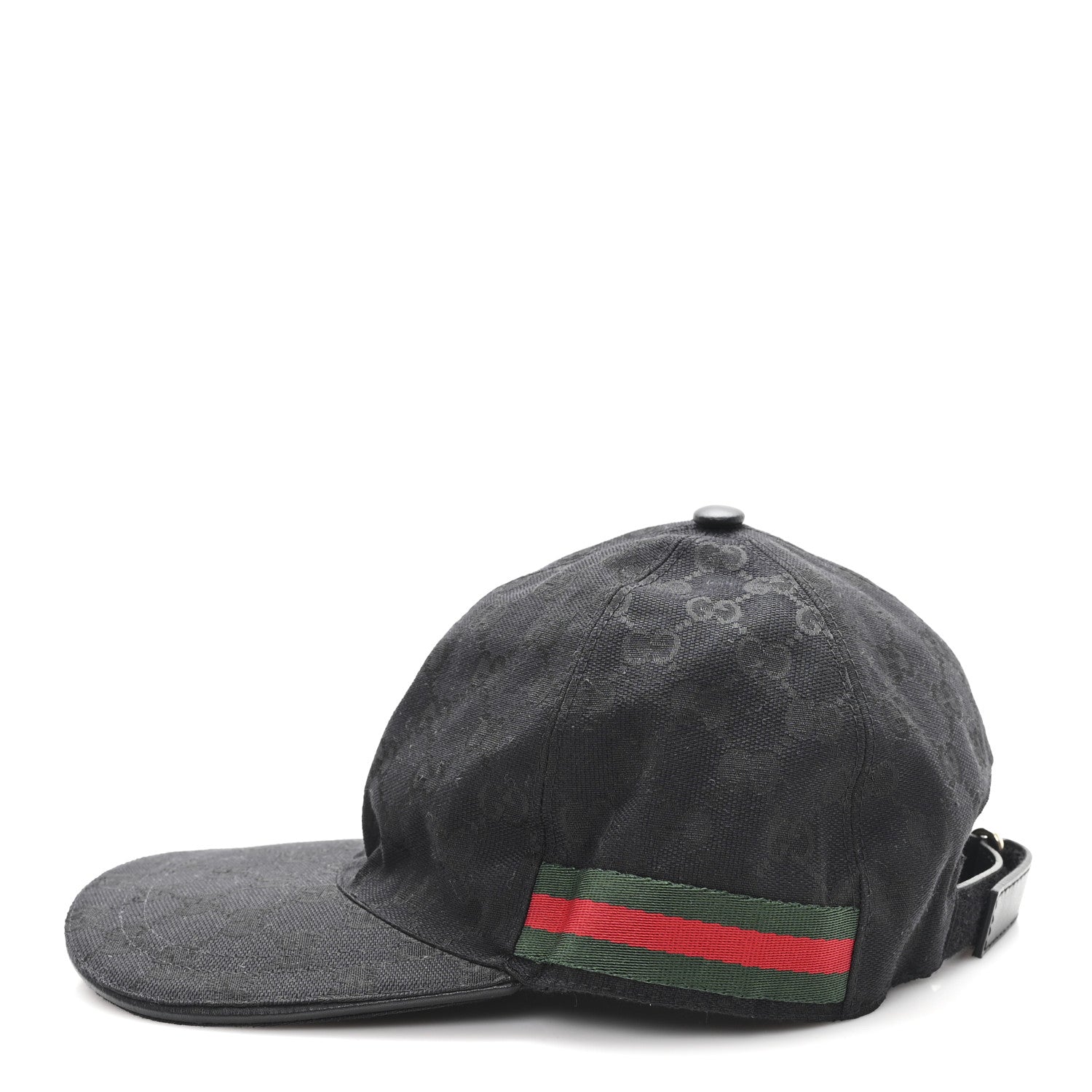 Gucci Monogram Web Baseball Hat L Black 4 of 10