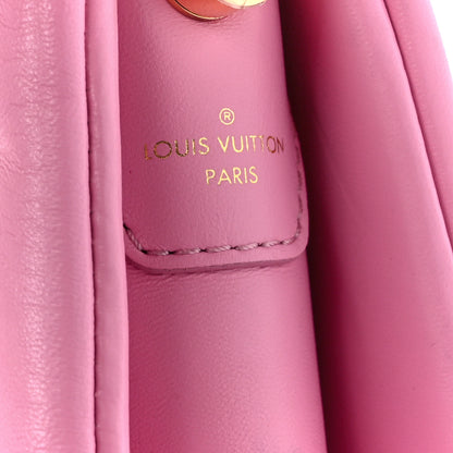 Louis Vuitton Lambskin Embossed Monogram Coussin PM Rose Bonbon 9 of 11