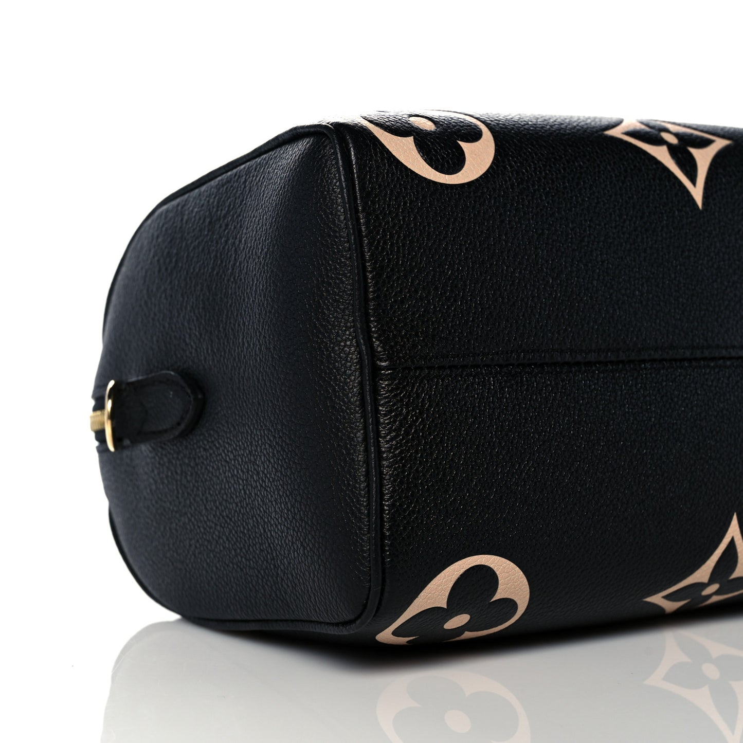 Empreinte Monogram Giant Speedy Bandouliere 25 Black Beige