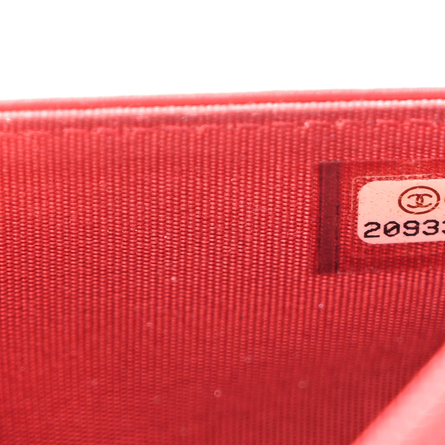 Chanel Glazed Calfskin Quilted Coco Boy Wallet On Chain WOC Red 7 of 13
