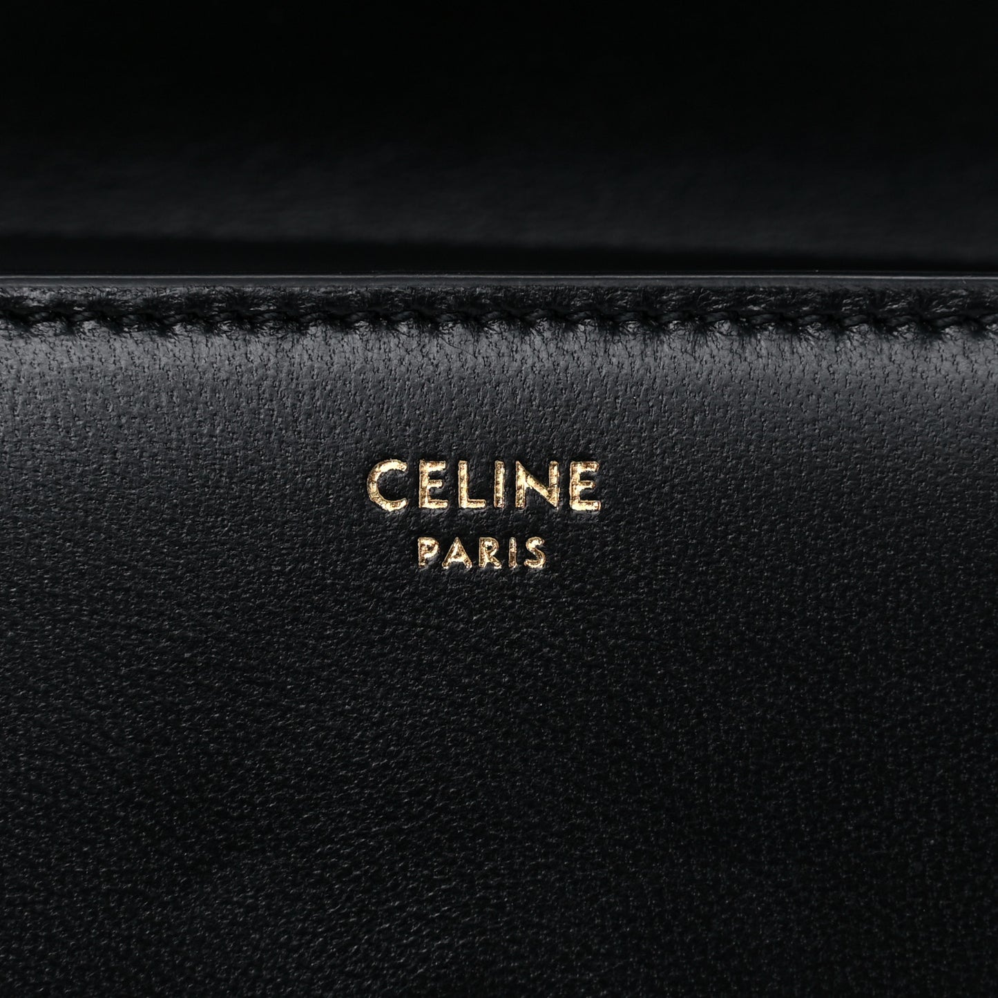 Shiny Smooth Lambskin Small Triomphe Wallet Black