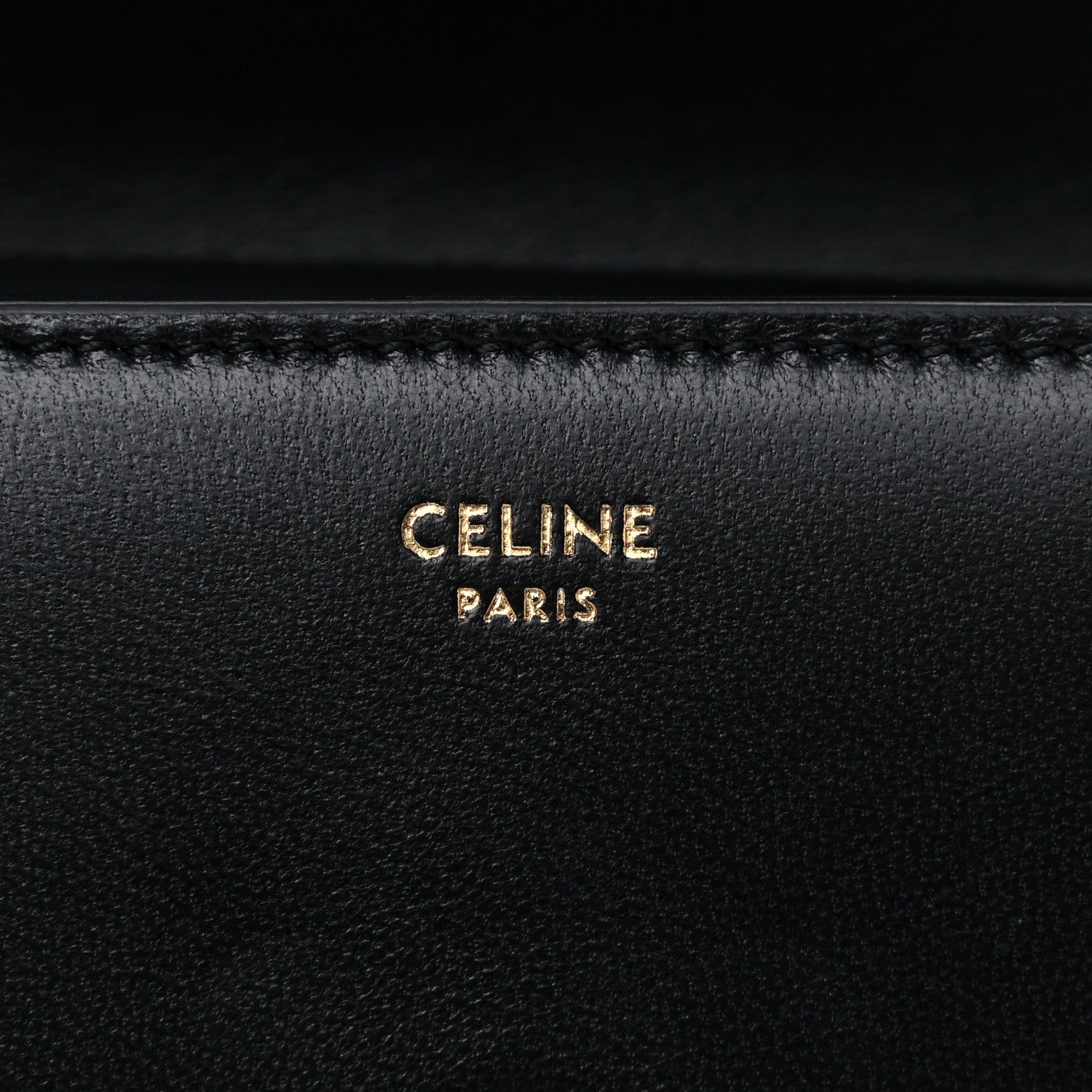 Celine Shiny Smooth Lambskin Small Triomphe Wallet Black 7 of 12