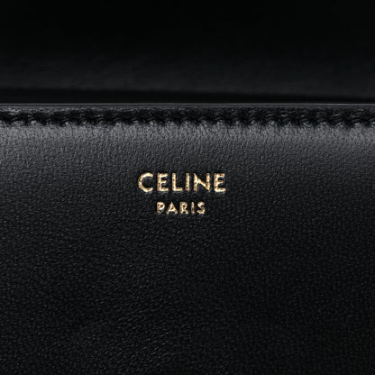 Celine Shiny Smooth Lambskin Small Triomphe Wallet Black 7 of 12