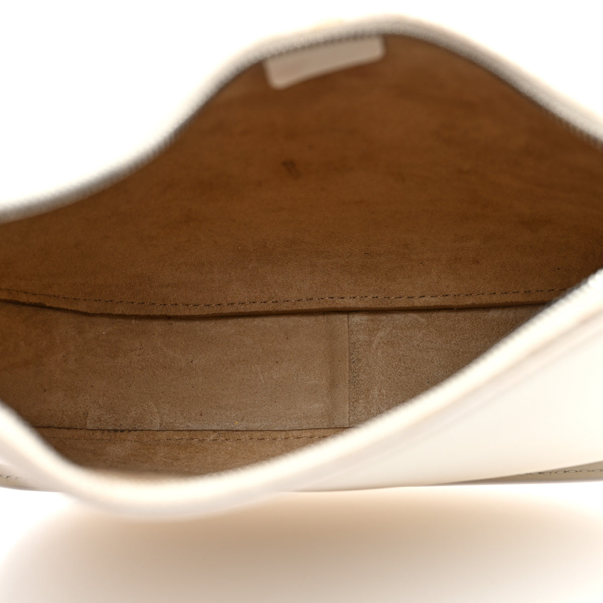 The Row Smooth Calfskin Half Moon Shoulder Bag New Ivory 5 of 9