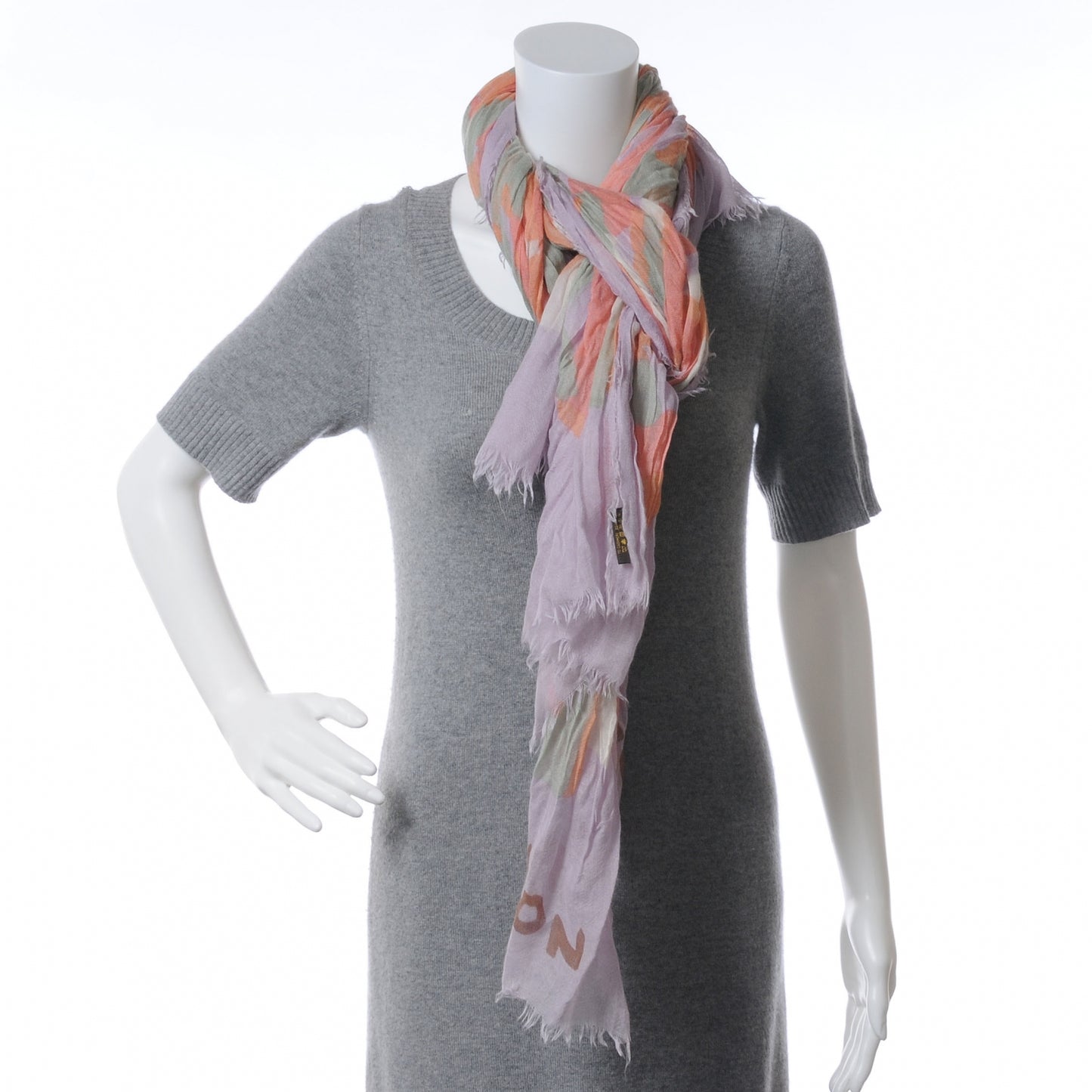 Cashmere Silk Graffiti Stole