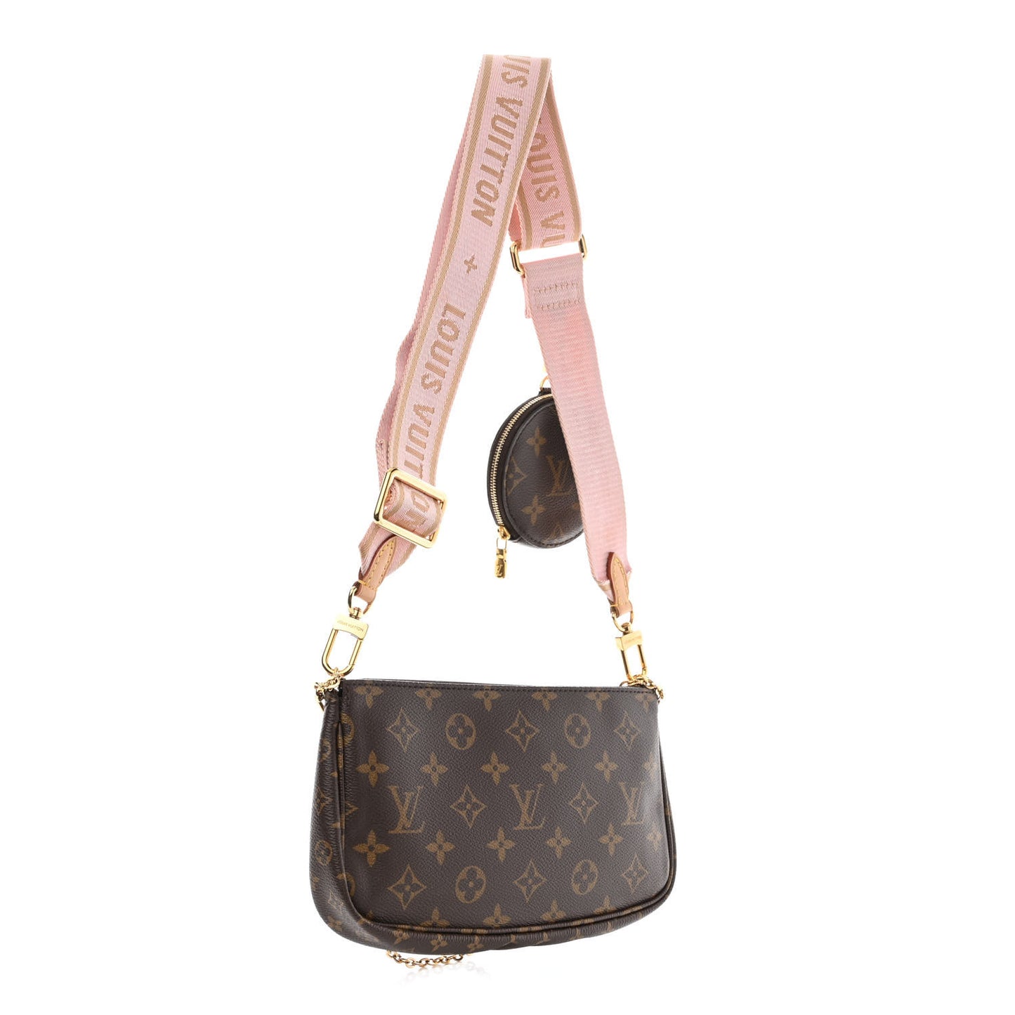 Monogram Multi Pochette Accessories Rose Clair