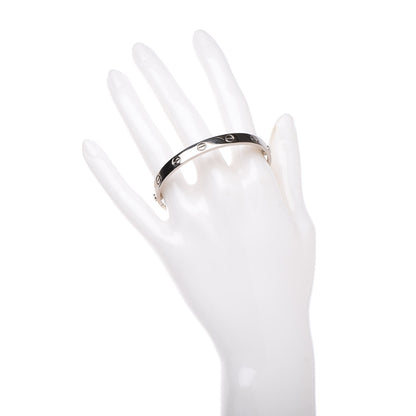 Cartier 18K White Gold LOVE Bracelet 16 2 of 8