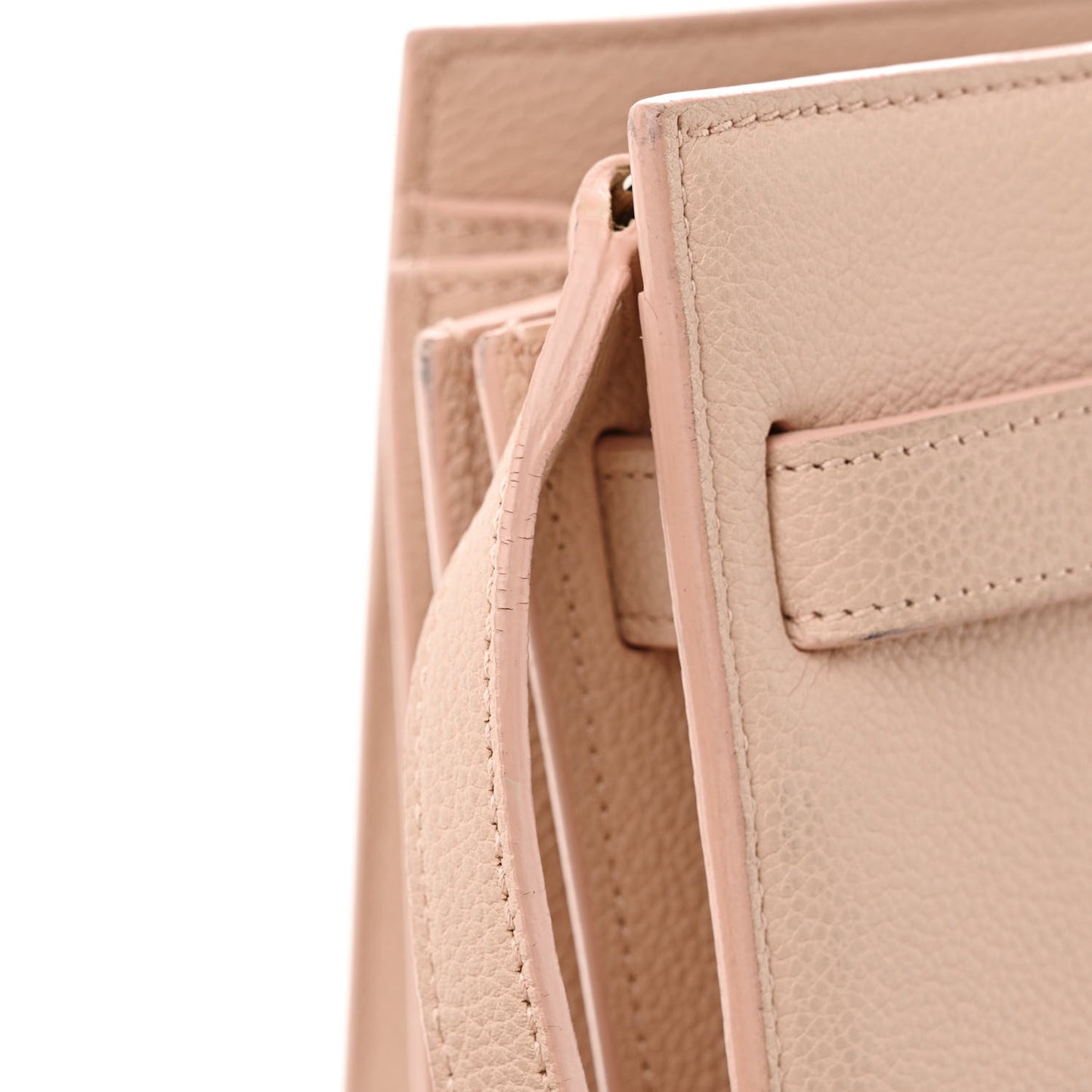 Grained Calfskin Baby Sac De Jour Pale Pink