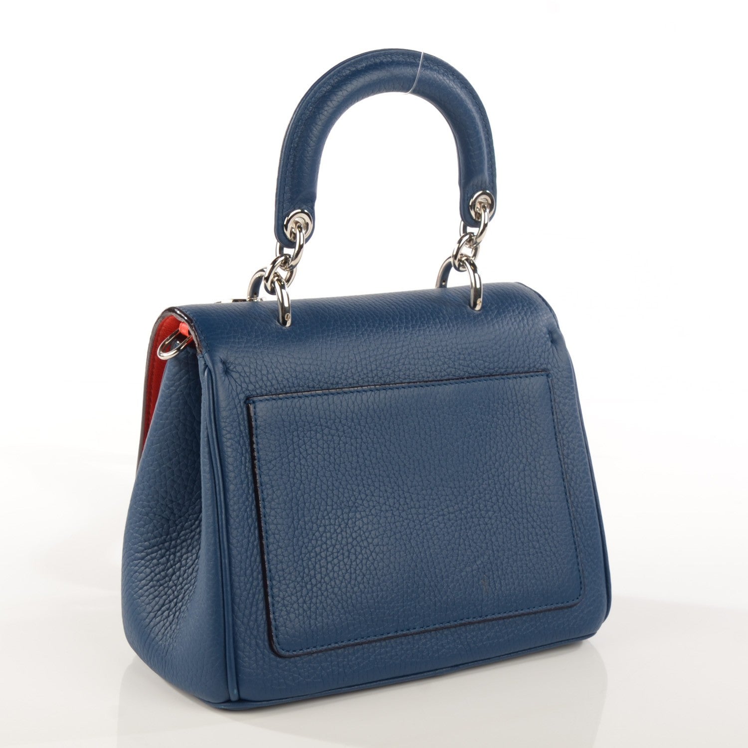 Christian Dior Bullcalf Mini Be Dior Flap Mineral Blue 3 of 7