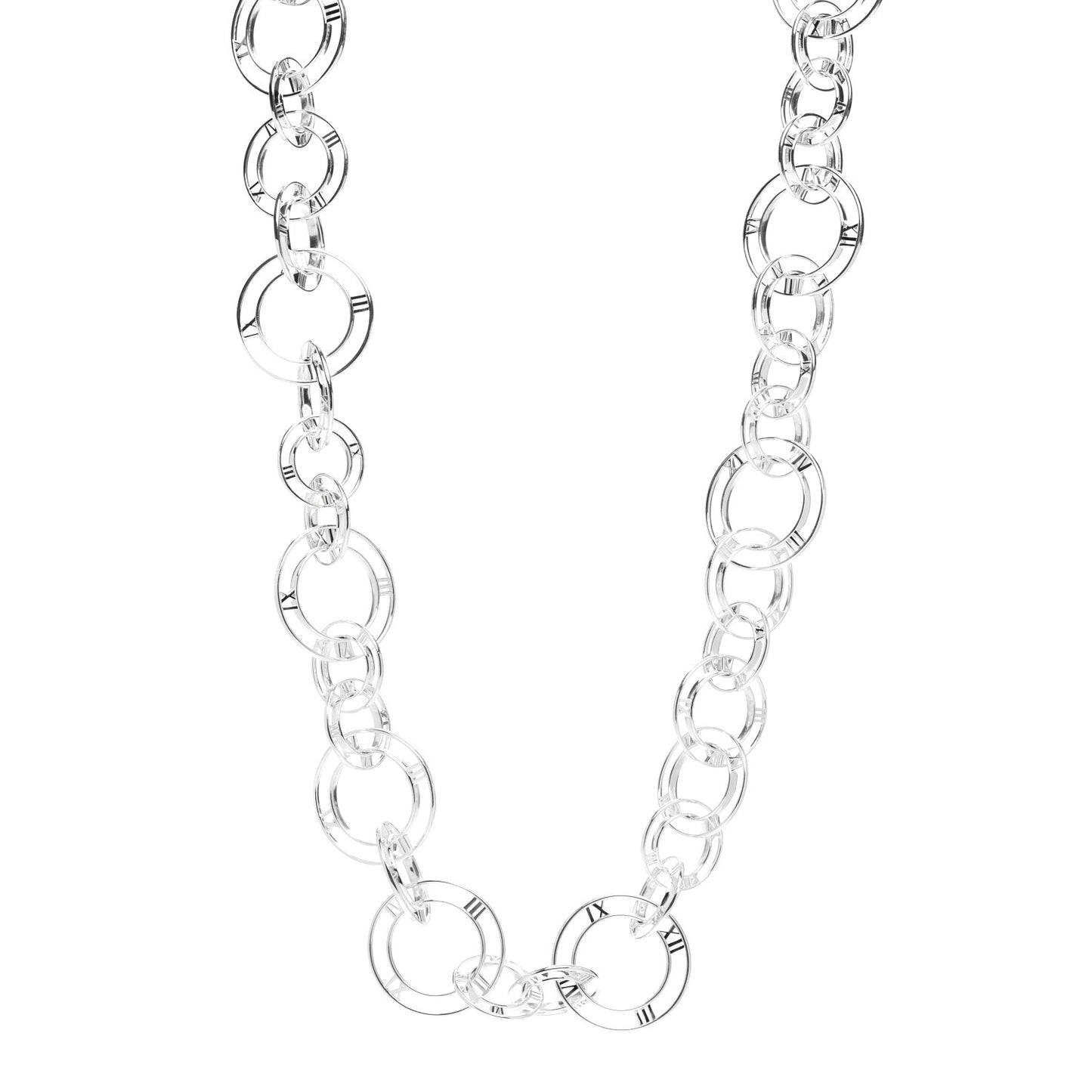 Sterling Silver Atlas Link Necklace