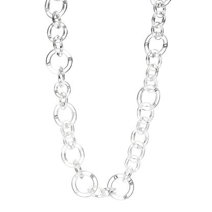 Tiffany Sterling Silver Atlas Link Necklace 1 of 5