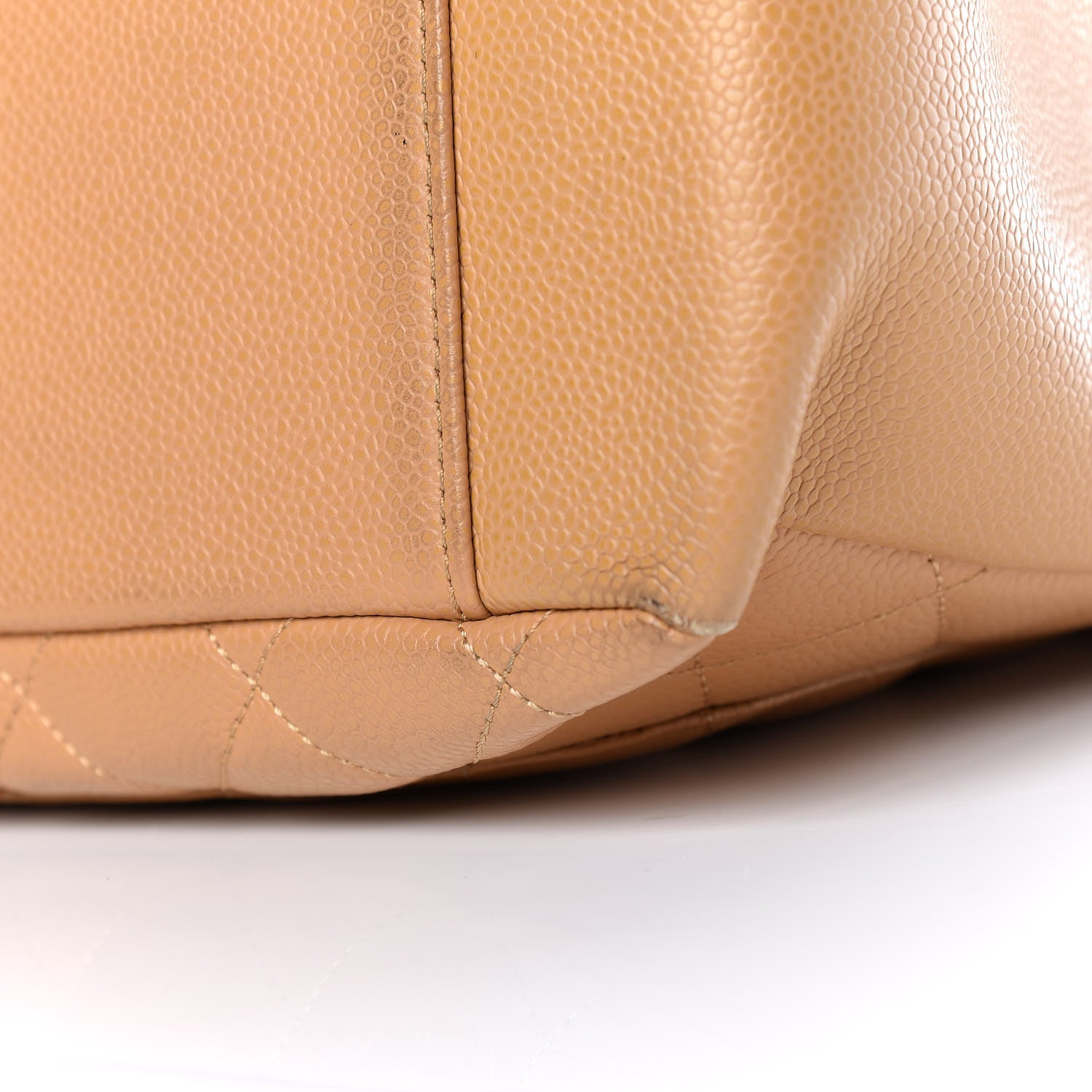 Chanel Caviar Quilted Grand Shopping Tote GST Beige 18 of 20