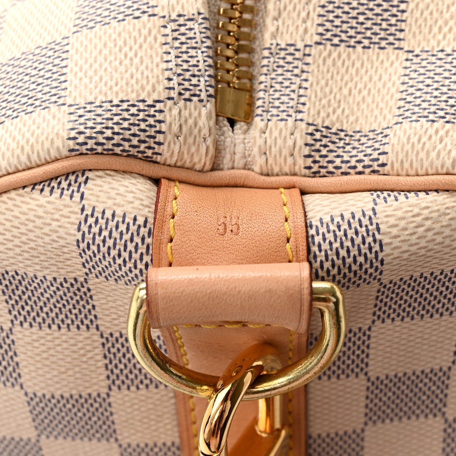 Louis Vuitton Damier Azur Keepall Bandouliere 55 16 of 17