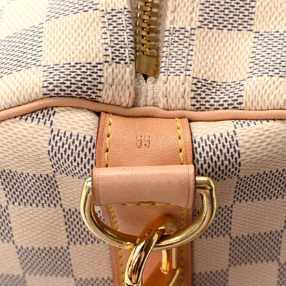 Louis Vuitton Damier Azur Keepall Bandouliere 55 16 of 17