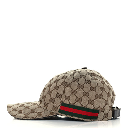 Gucci Monogram Web Baseball Hat L Beige Cocoa 3 of 8