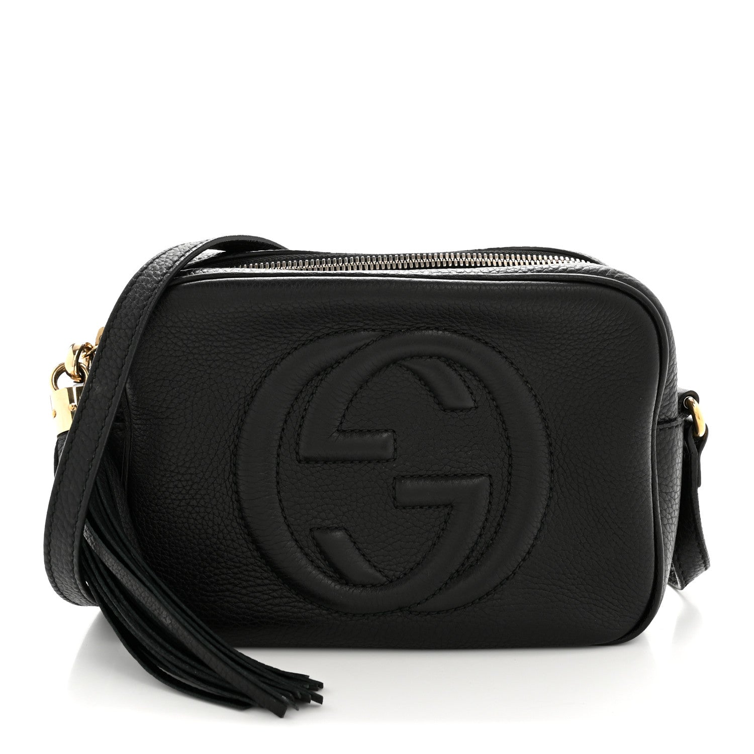 Gucci Pebbled Calfskin Small Soho Disco Bag Black 1 of 14