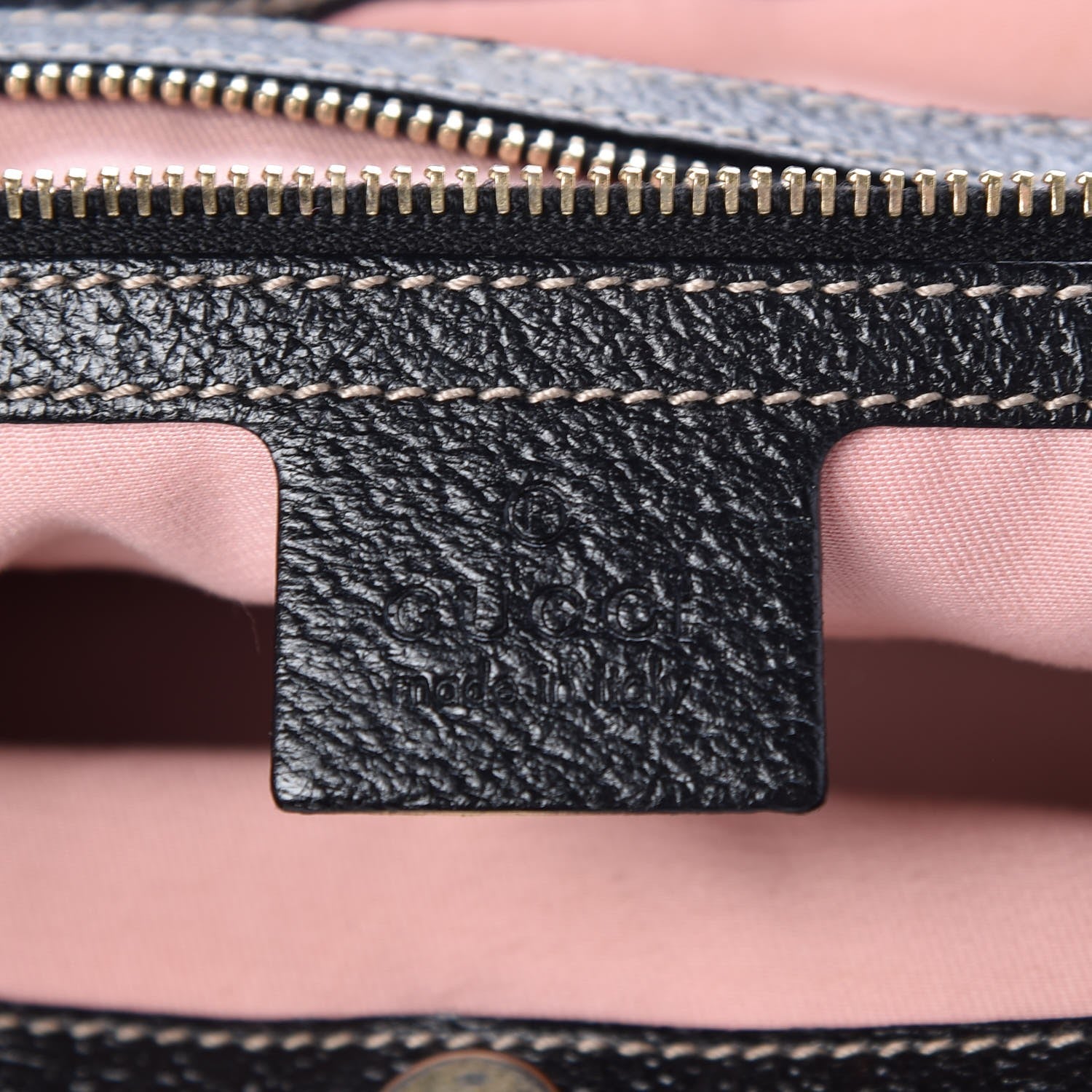 Gucci Satin Medium Charmy Shoulder Bag Black Multicolor 6 of 9
