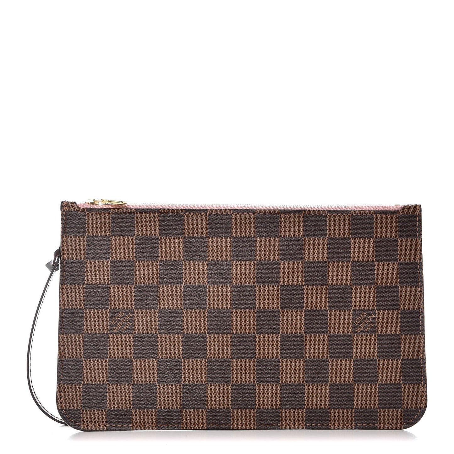 Damier Ebene Neverfull MM GM Pochette Rose Ballerine