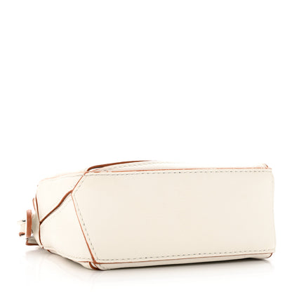 Loewe Calfskin Nano Puzzle Bag White 4 of 13
