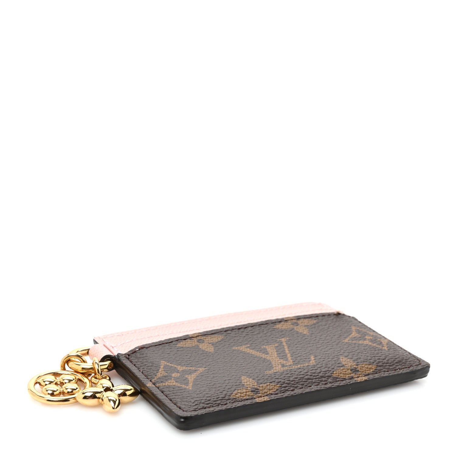 Louis Vuitton Monogram LV Charms Card Holder Rose Ballerine 4 of 10