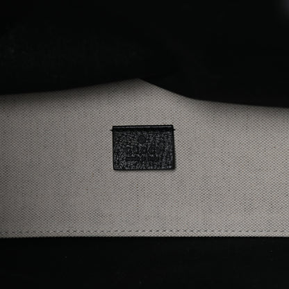 Gucci Patent Canvas Frame Logo Vertical Tote Black Crop 6 of 9