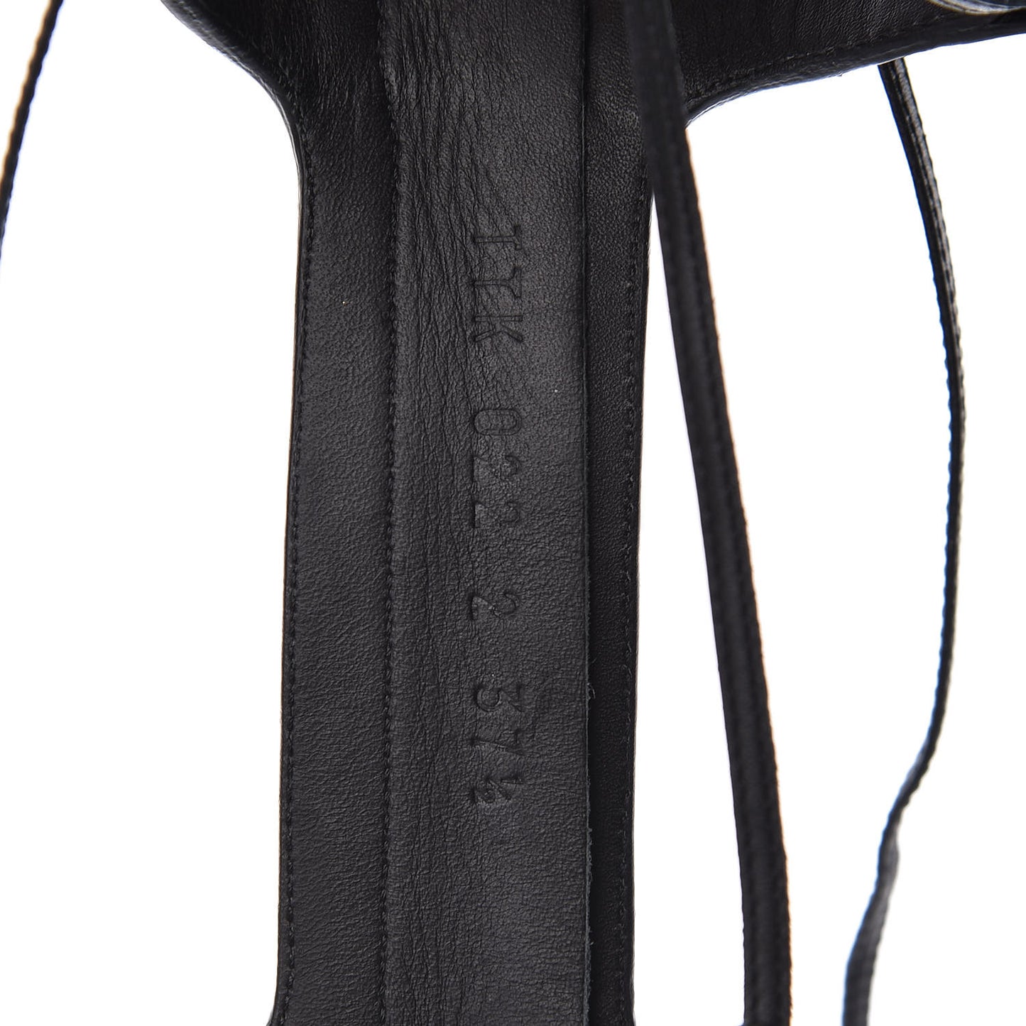Calfskin Rockstud Knee-High Gladiator Sandals 37.5 Black