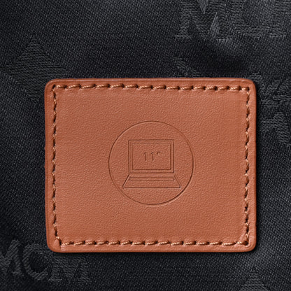 MCM Visetos Studded Small Stark M Backpack Black 7 of 10