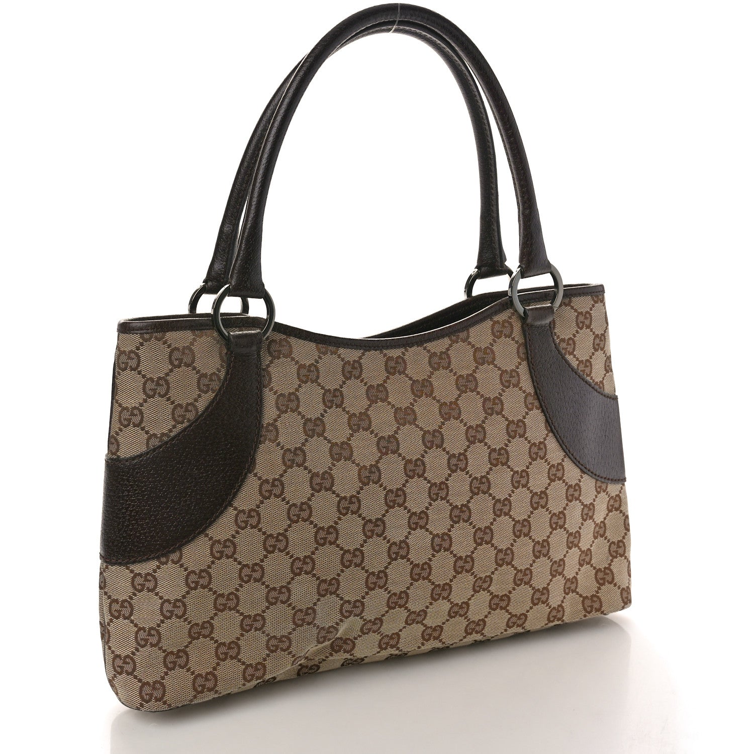 Gucci Monogram Shoulder Bag Dark Brown 3 of 13