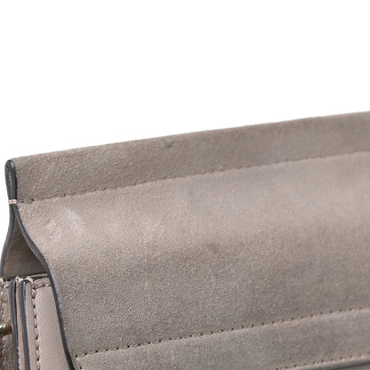 Chloe Calfskin Suede Medium Faye Shoulder Bag Motty Grey 7 of 7