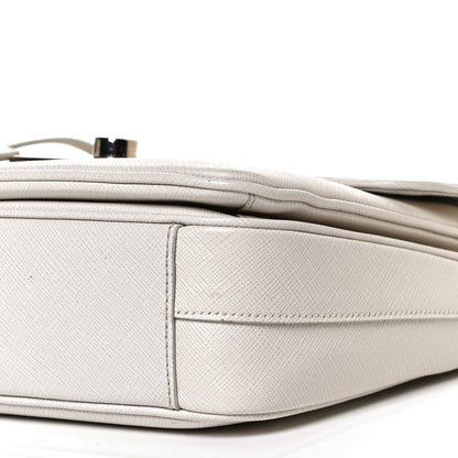 Prada Saffiano Lux Sound Top Handle Pomice 9 of 9