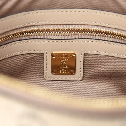 MCM Visetos Medium Crossbody Pouch Beige 6 of 14