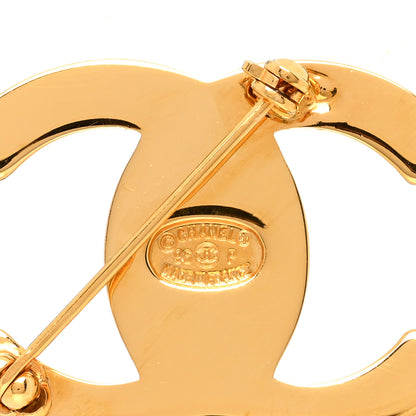 Chanel Metal CC Turn Lock Brooch Gold 3 of 4