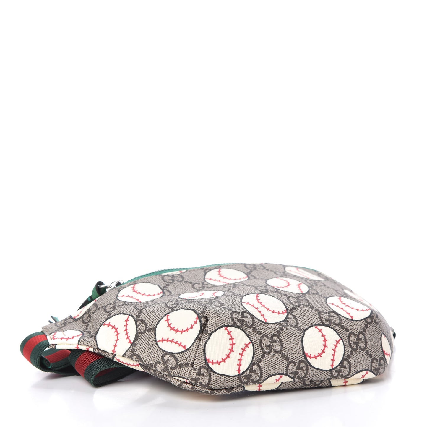GG Supreme Monogram Baseballs Web Childrens Belt Bag