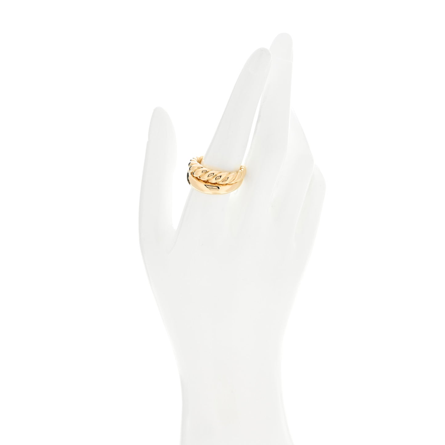 18K Yellow Gold Pure Form Stack Rings 60 9
