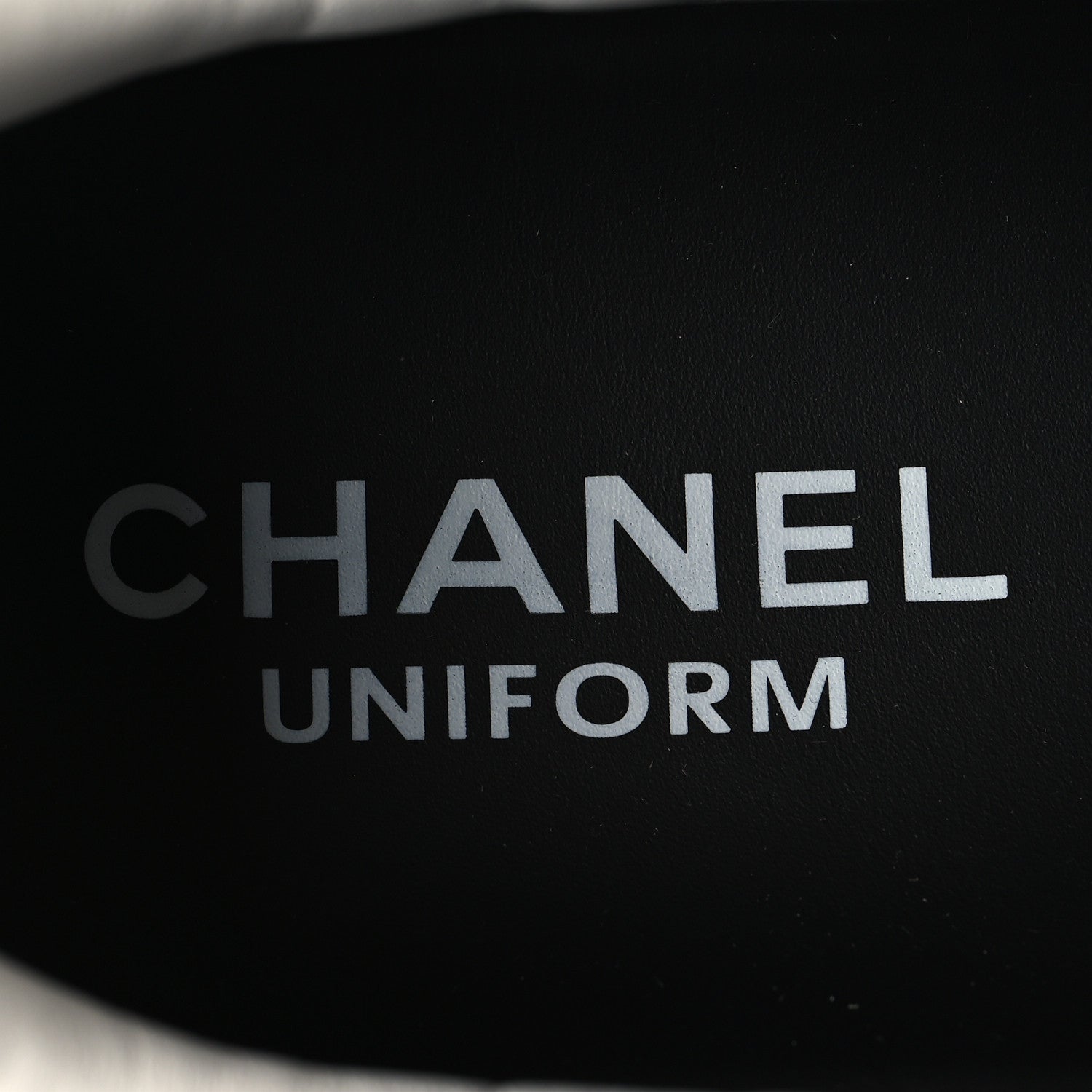 Chanel Calfskin CC Uniform Womens Sneakers 41 Black 8 of 8