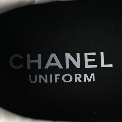 Chanel Calfskin CC Uniform Womens Sneakers 41 Black 8 of 8