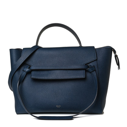 Celine Grained Calfskin Mini Belt Bag Deepsea 1 of 17